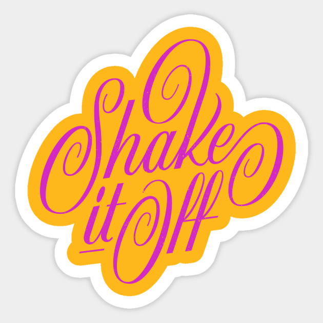 Shake It Off. Sticker by bjornberglund